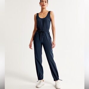 Abercrombie & Fitch Navy Jumpsuit
